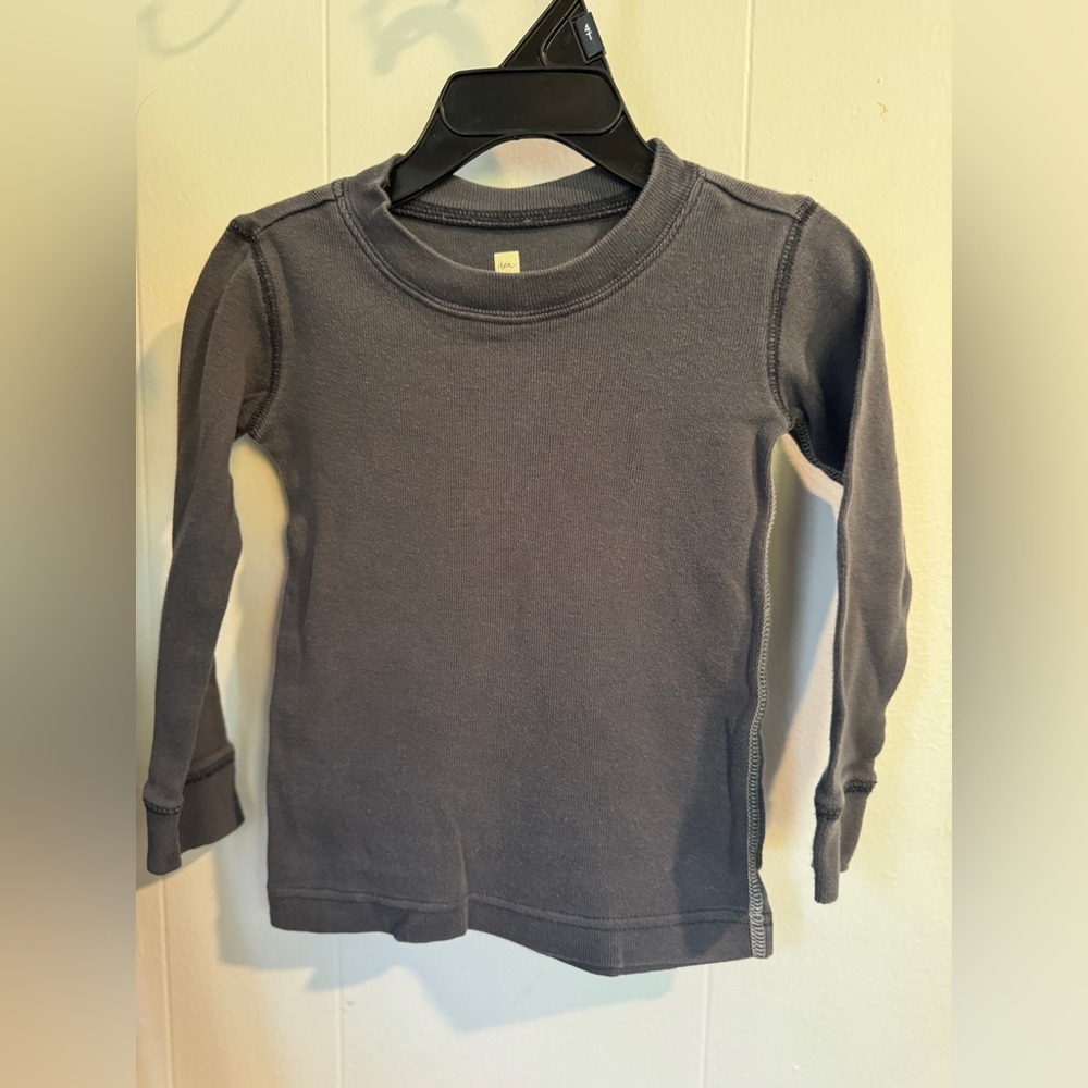 Tea Collection Long Sleeve Cotton Top | Size 2 Toddler